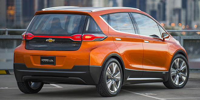 2015 Chevrolet Bolt EV Concept all electric vehicle – rear ext