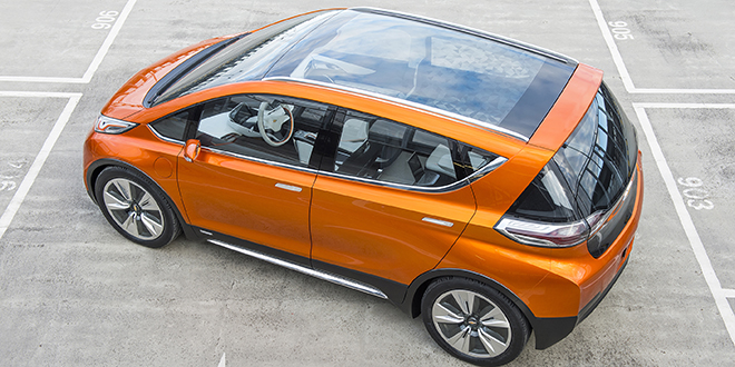 2015 Chevrolet Bolt EV Concept all electric vehicle – glass ro