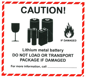 Lithium Metal Label