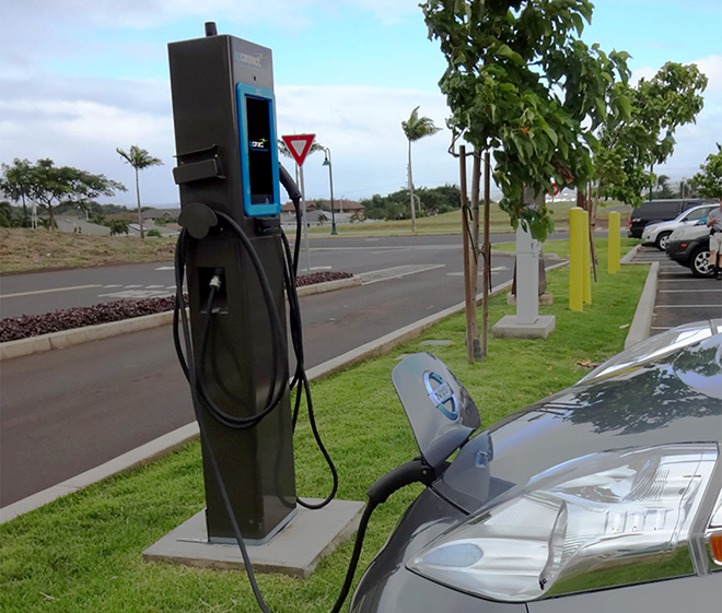 OpConnect EV Charging Station near Foodland Maui