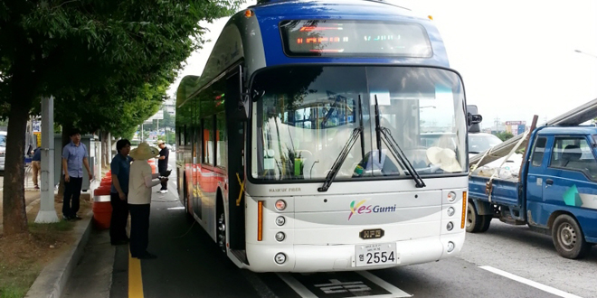 South Korean electric buses use dynamic wireless charging