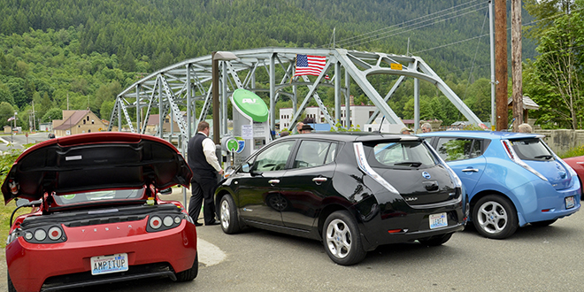 Washington and Oregon drivers love I-5 DC fast chargers