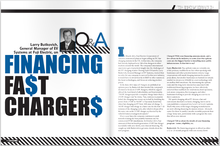 Financing fast chargers: Q&A with Fuji Electric’s Larry Butkovich