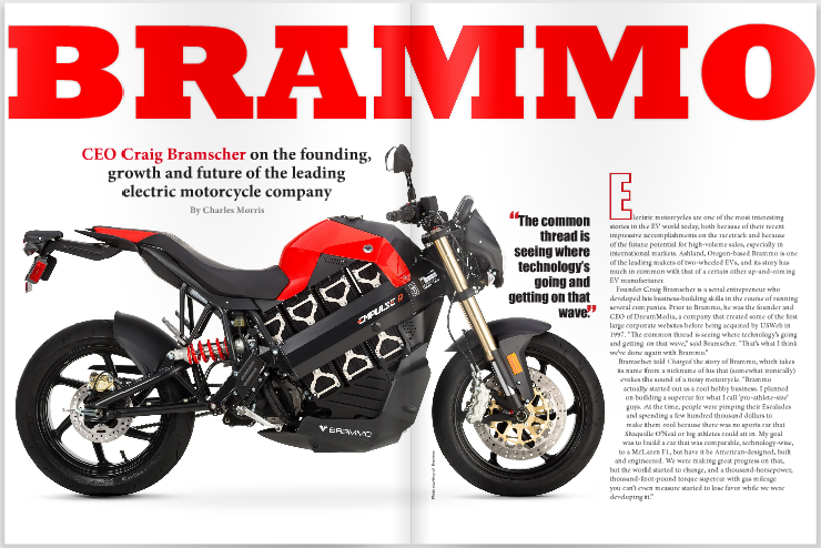 Brammo CEO Craig Bramscher on the future of the leading electric motorcycle company
