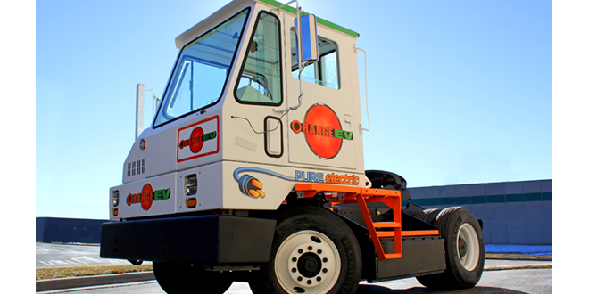Orange EV electric terminal truck completes demonstration, qualifies for Drive Clean Chicago incentives