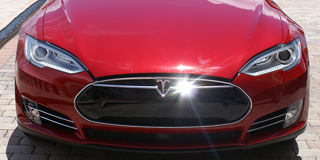 Tesla Model S (C) ChargedEVs