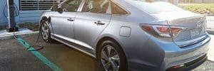 2016 Hyundai Sonata Plug-in Hybrid Electric Vehicle (PHEV), Rear