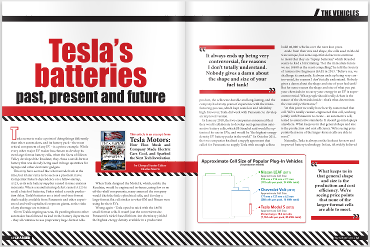 Tesla’s batteries – past, present and future