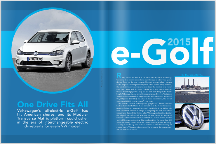 2015 VW e-Golf ushers in an era of interchangeable drivetrains for every Volkswagen model