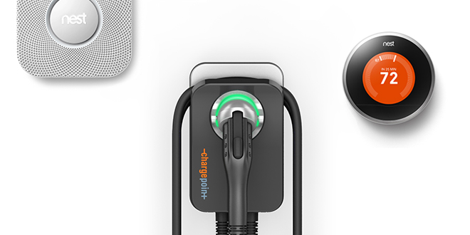 ChargePoint Home and Nest Thermostat Smoke Alarm