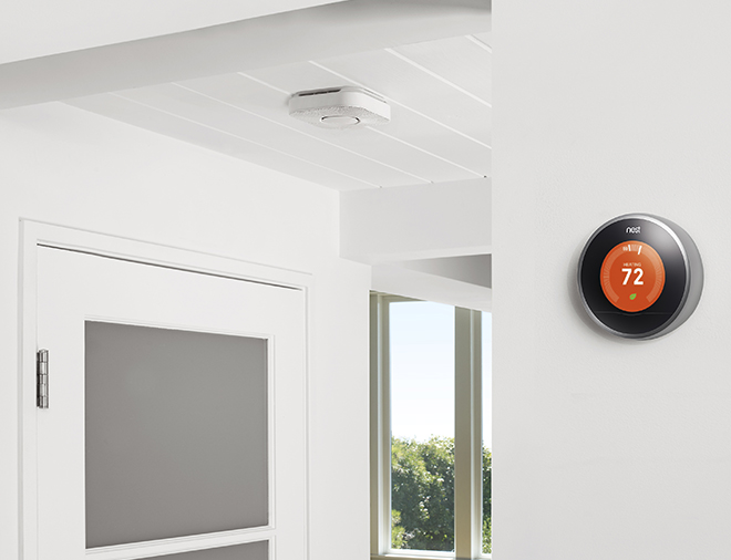 Nest Thermostat and protect in home