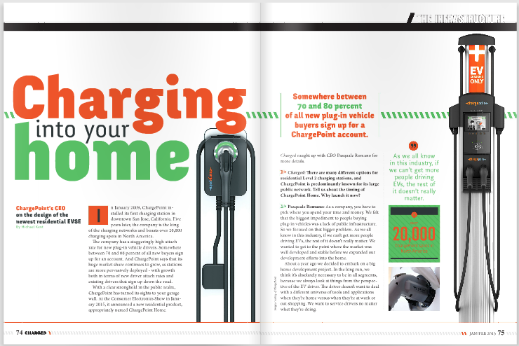 ChargePoint’s CEO on the design of its new residential charging station