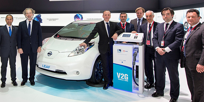 Nissan LEAF and Endesa V2G