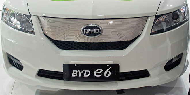 BYD e6 all-electric car