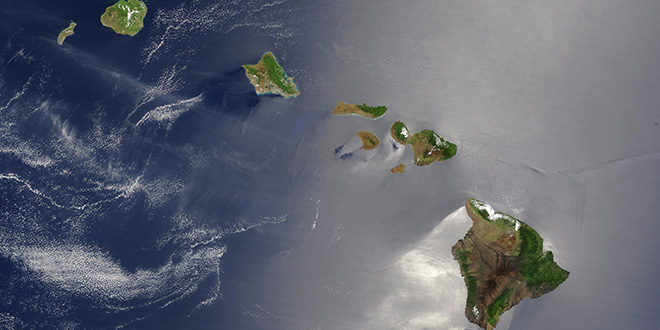 hawaii satellite image EVs