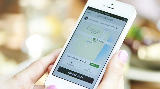 Uber EV Ride Request