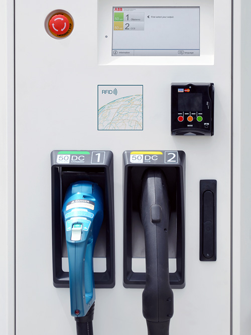 ABB Fast Charger credit card reader