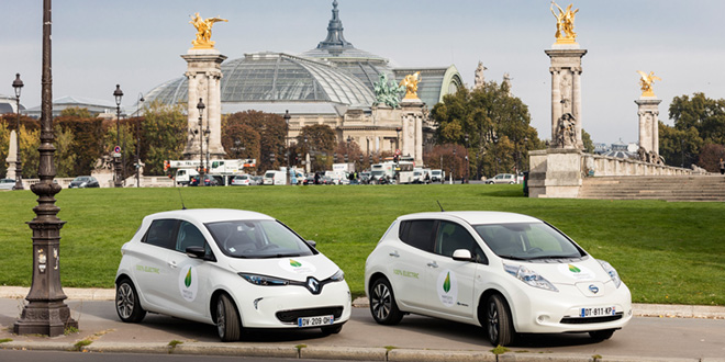 Renault installs 90 charging stations in Paris for climate change summit