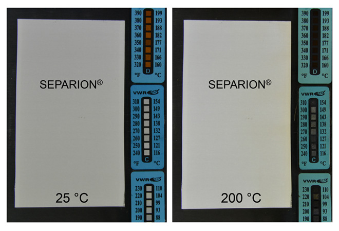Temperature Stability of SEPARION-1