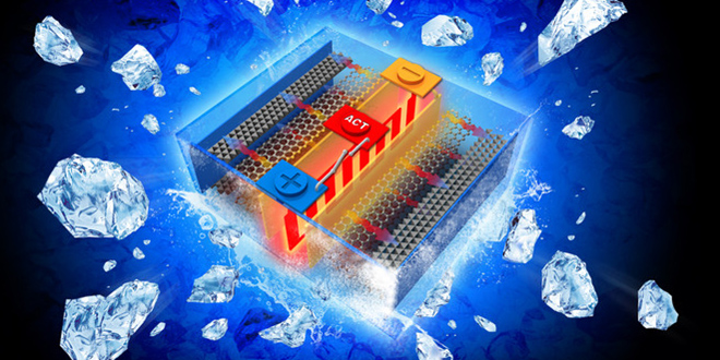 Self-heating lithium-ion battery aims to conquer winter range anxiety