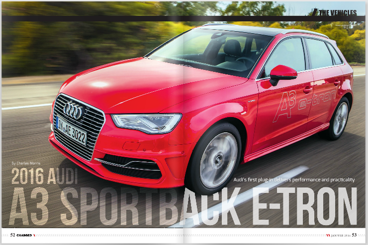 2016 Audi A3 Sportback e-tron delivers performance and practicality