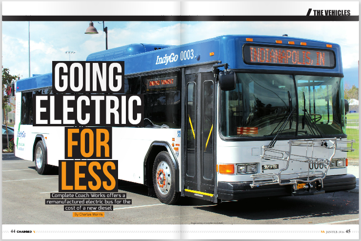 Complete Coach Works offers a remanufactured electric bus for the cost of a new diesel