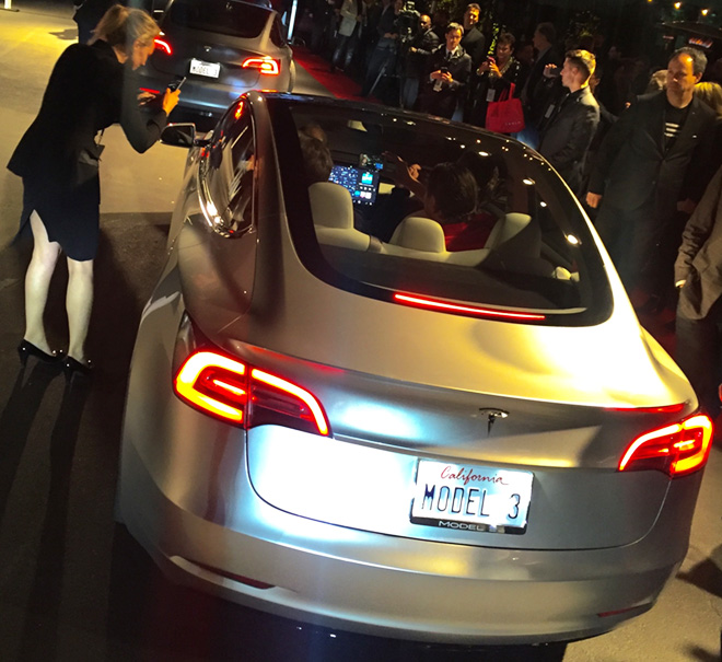 Tesla Model 3 unveiling - Steve Jurvetson (CC BY 2.0)