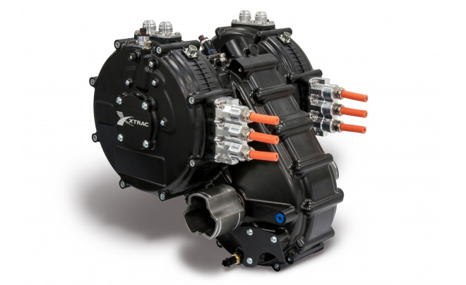 Xtrac’s new EV transmission system features dual motors with torque vectoring