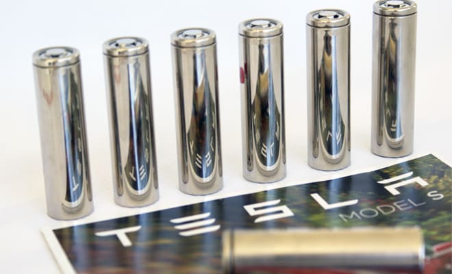 tesla battery cells