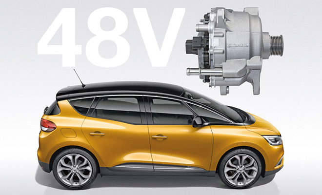 Continental 48-volt hybrid drive goes into production in new Renault