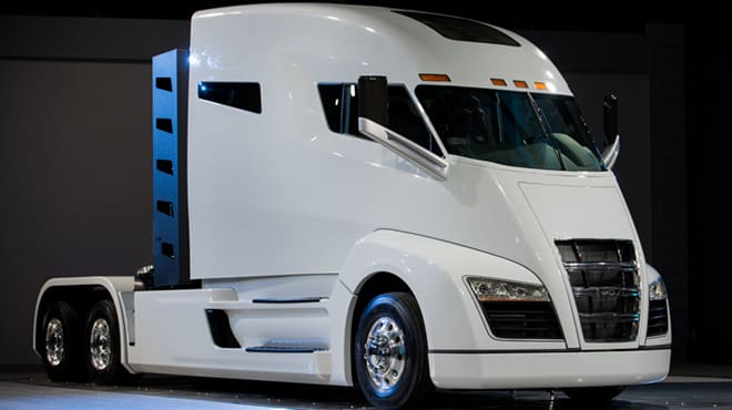 Nikola unveils Class 8 hydrogen-electric truck