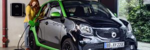 Smart for two electric car