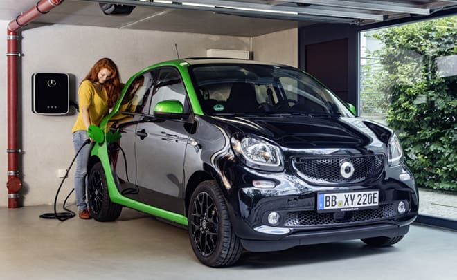 Smart for two electric car