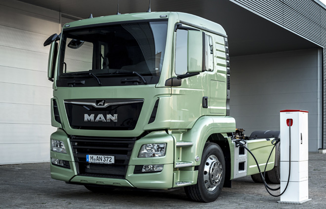 MAN to test electric semitrailer trucks with 9 Austrian companies
