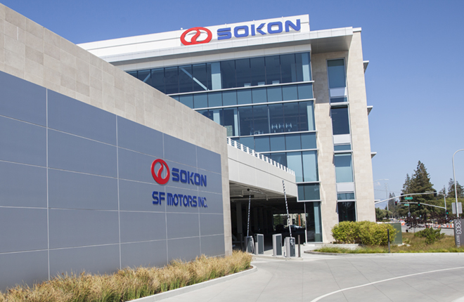 Chinese automaker Sokon Industry Group establishes US-based EV brand, SF Motors