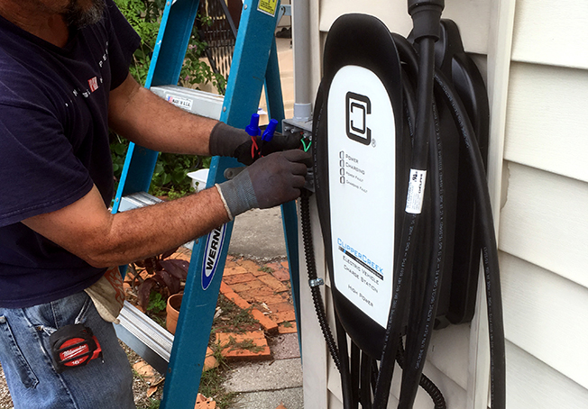 Getting charged: Installing a ClipperCreek HCS-40 home charging station