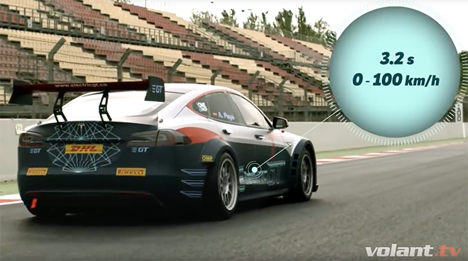 Electric GT Championship brings a modified Model S to the racetrack