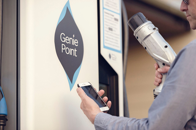 GeniePoint Network rolls out fast chargers at UK petrol stations