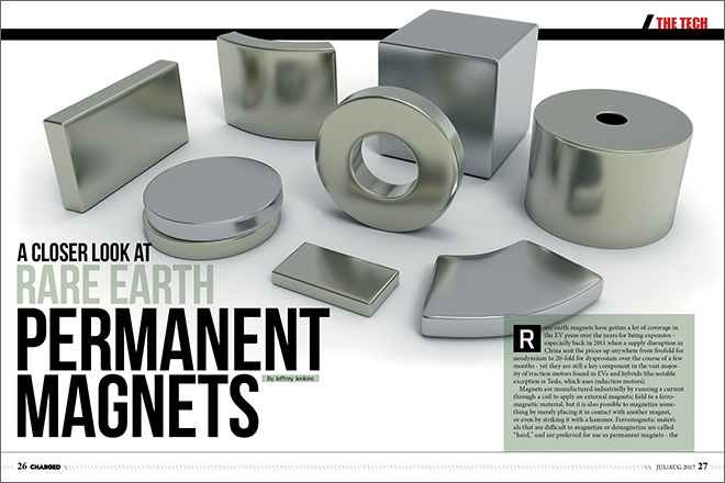 Charged EVs  A closer look at rare earth permanent magnets
