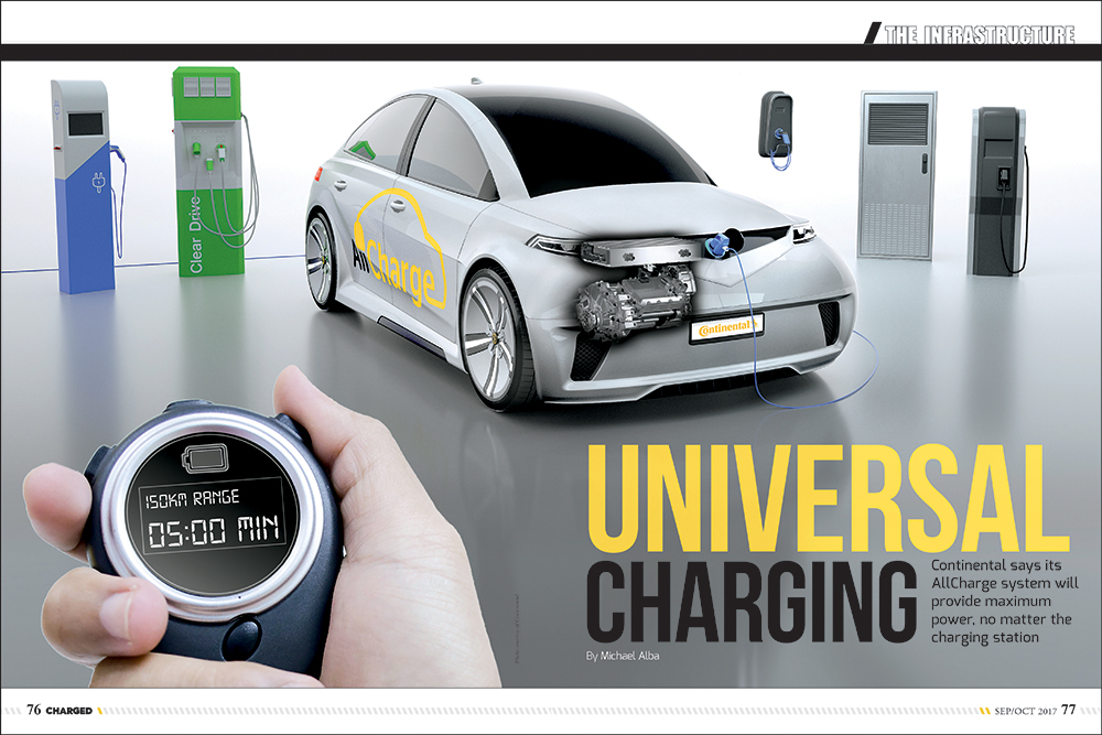 Continental says its AllCharge system will provide maximum power, no matter the charging station