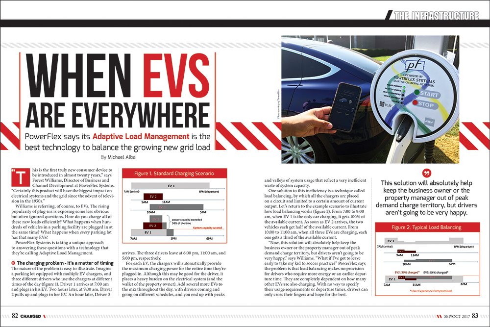 PowerFlex says its Adaptive Load Management is the best technology to balance EV charging loads