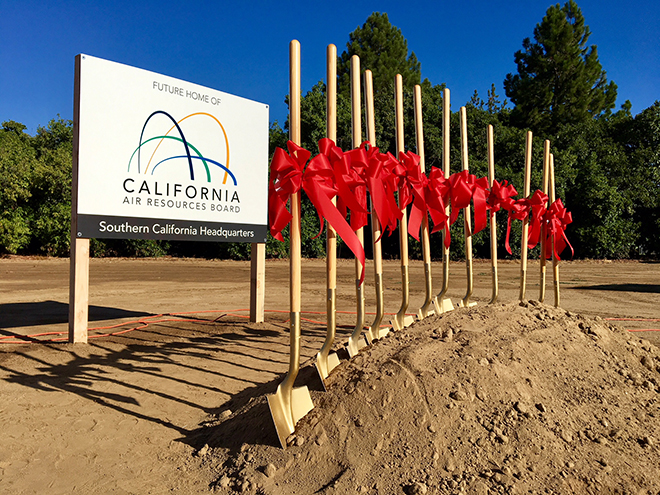 California Air Resources Board breaks ground on new headquarters