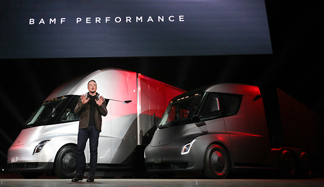 Tesla deploys first Megacharger to charge Tesla Semi