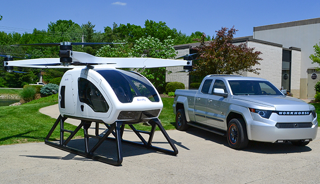 Workhorse to spin off SureFly personal helicopter business
