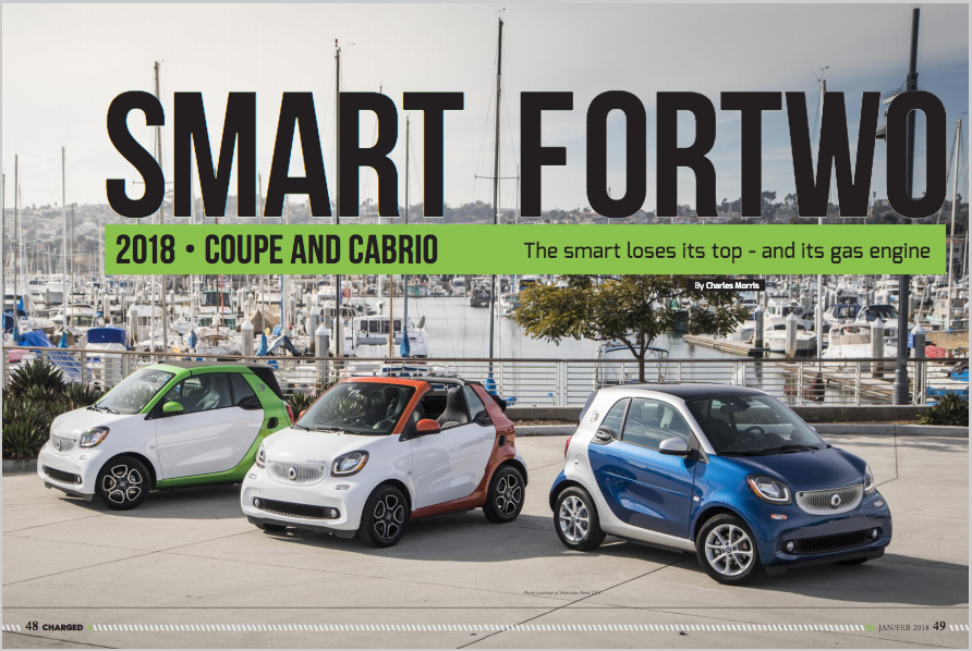 2018 smart fortwo loses its top – and its gas engine