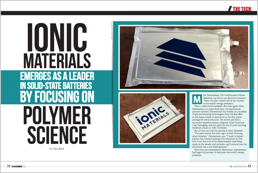 Ionic Materials emerges as a leader in solid-state batteries by focusing on polymer science