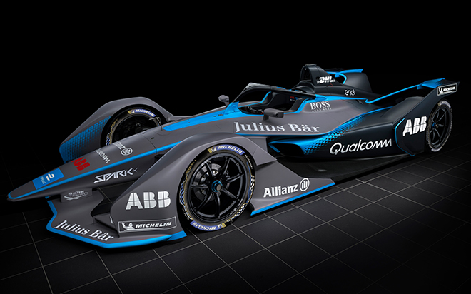 Formula E reveals next-generation race car in Geneva