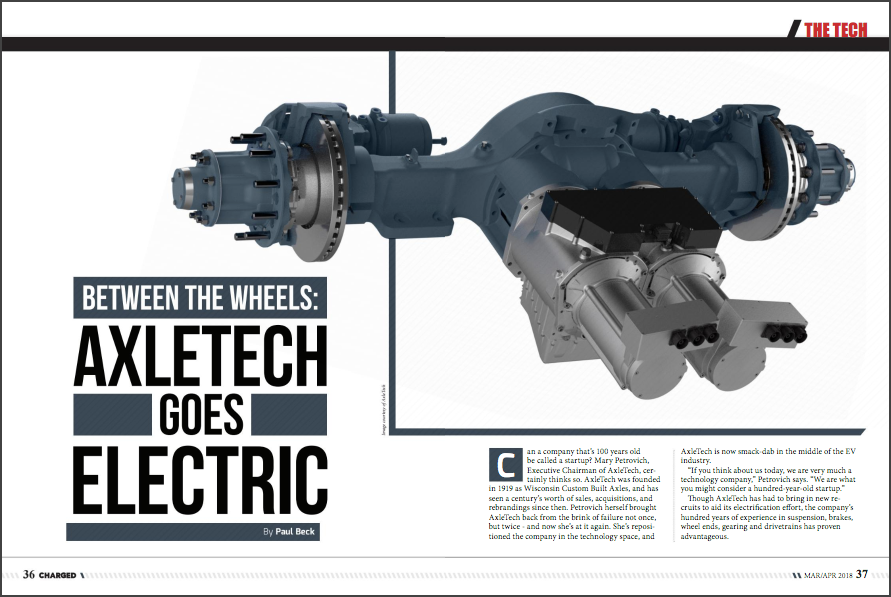 Between the wheels: AxleTech goes electric