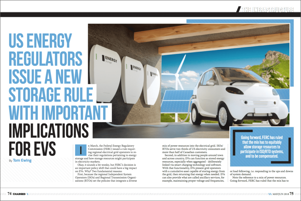 US energy regulators issue a new storage rule with important implications for EVs