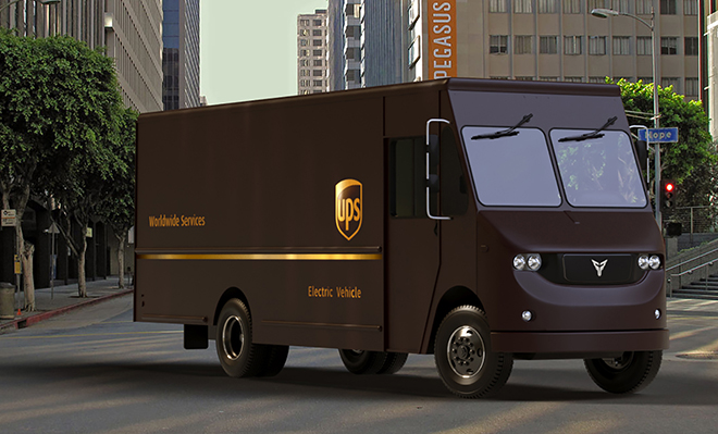 UPS collaborates with Thor Trucks to develop electric Class 6 delivery truck